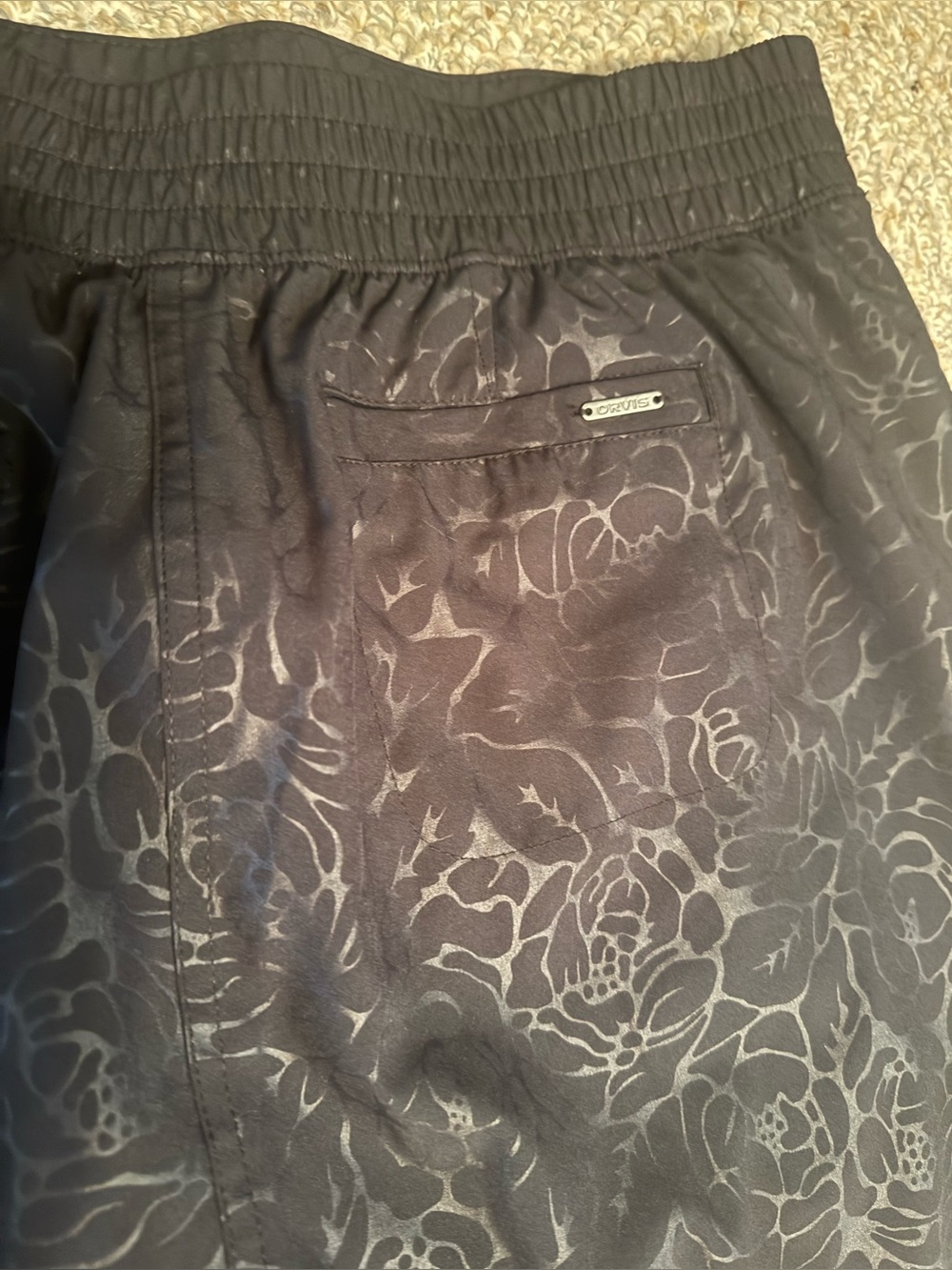 Orvis Black Floral Athletic Skirt - Picture 4 of 8